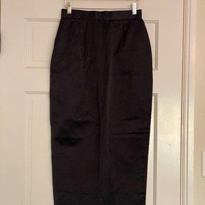 EAVIS & BROWN authentic silk full-length maxi pencil skirt